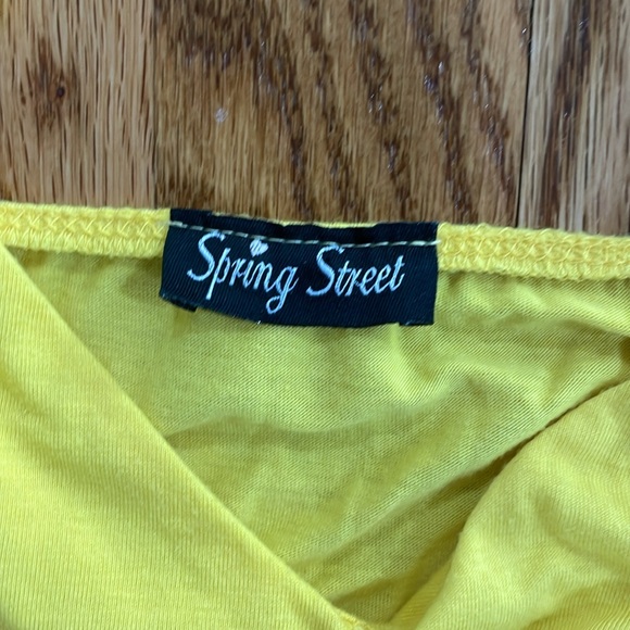 Spring Street Yellow Tank Top - Picture 4 of 6